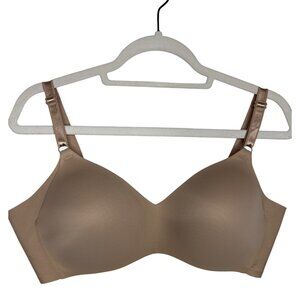 Warners Womens 40C Wirefree Bra Nude Tan Wireless Smoothing